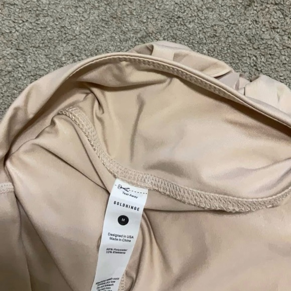 Goldhinge Cream Pleated Skirt - Picture 3 of 3